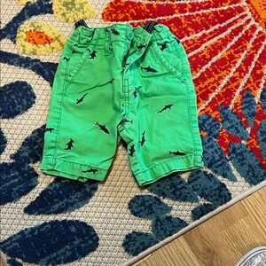 OshKosh B'gosh Vibrant Green Shark Shorts